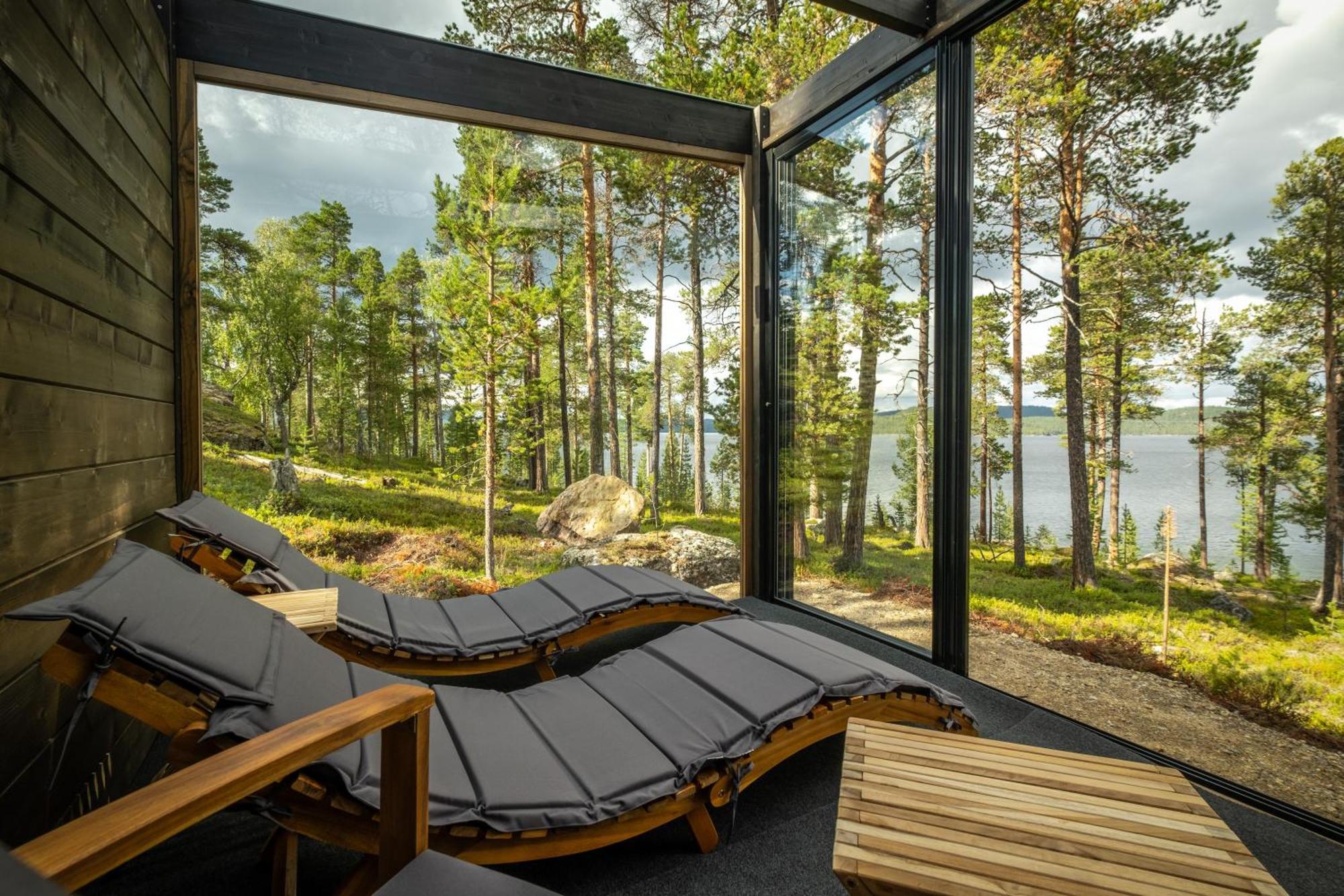 Norlight Cottages Ivalo - Aurinko West Exterior foto