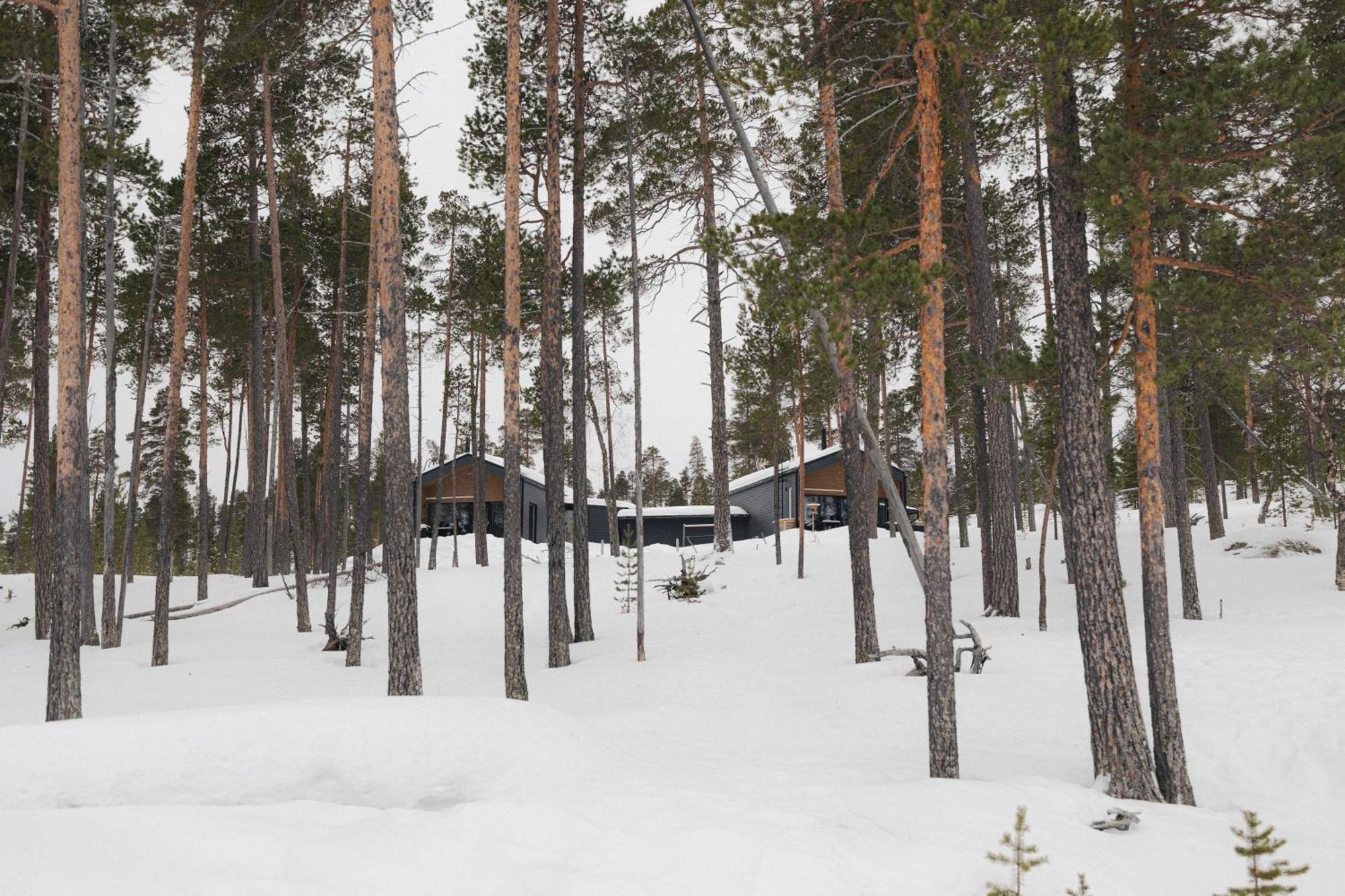 Norlight Cottages Ivalo - Aurinko West Exterior foto