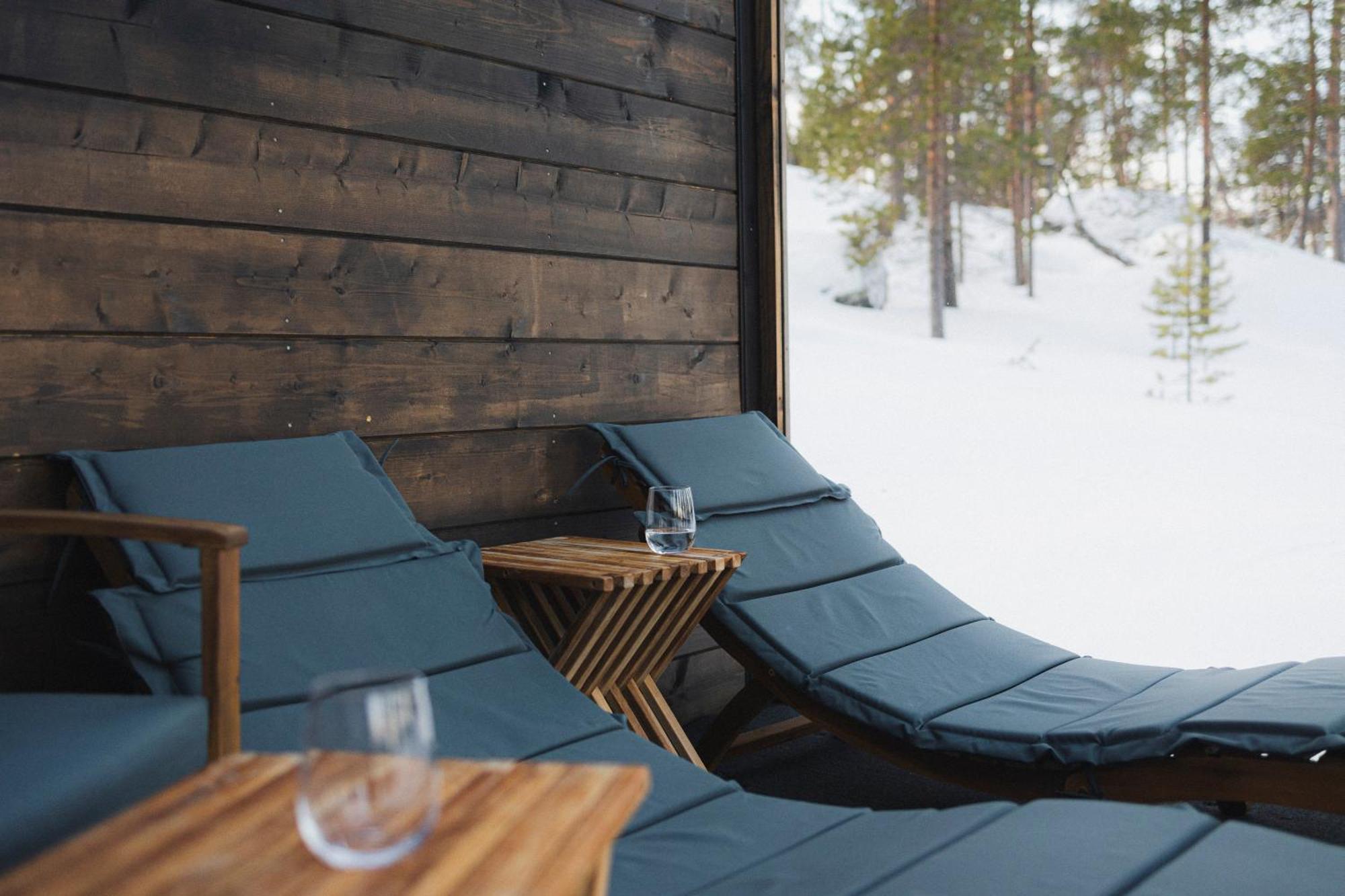 Norlight Cottages Ivalo - Aurinko West Exterior foto