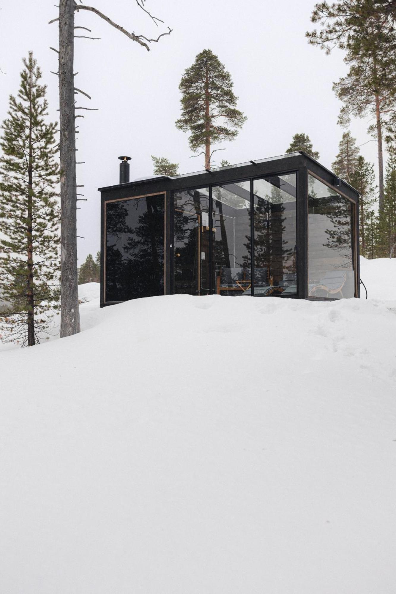 Norlight Cottages Ivalo - Aurinko West Exterior foto