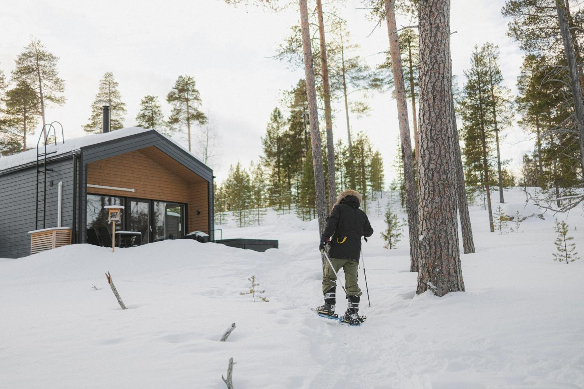 Norlight Cottages Ivalo - Aurinko West Exterior foto